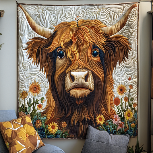Gentle Gaze Quilted Blanket - Throw (55" x 60")