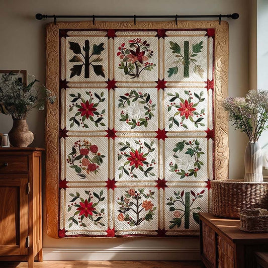 Gentle Garden Quilted Blanket - Baby (30" x 40") - Pack 1