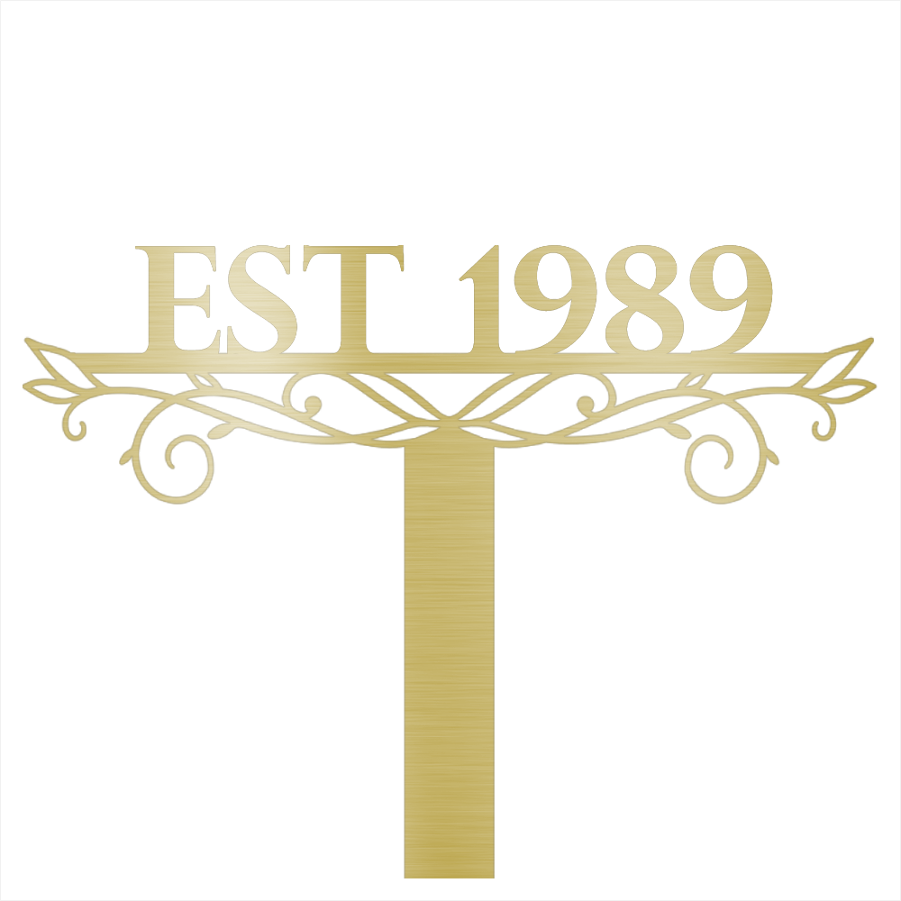 Custom Garden Name  Steel Wall Decor 6