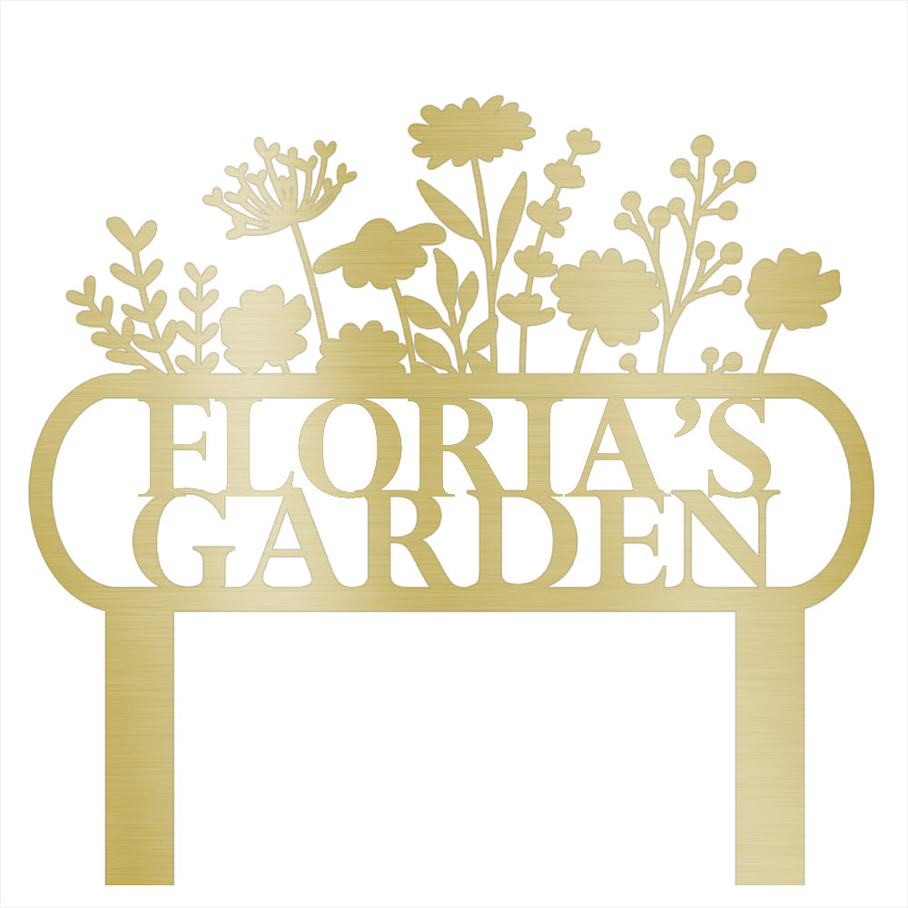 Custom Garden Name Steel Wall Decor 4