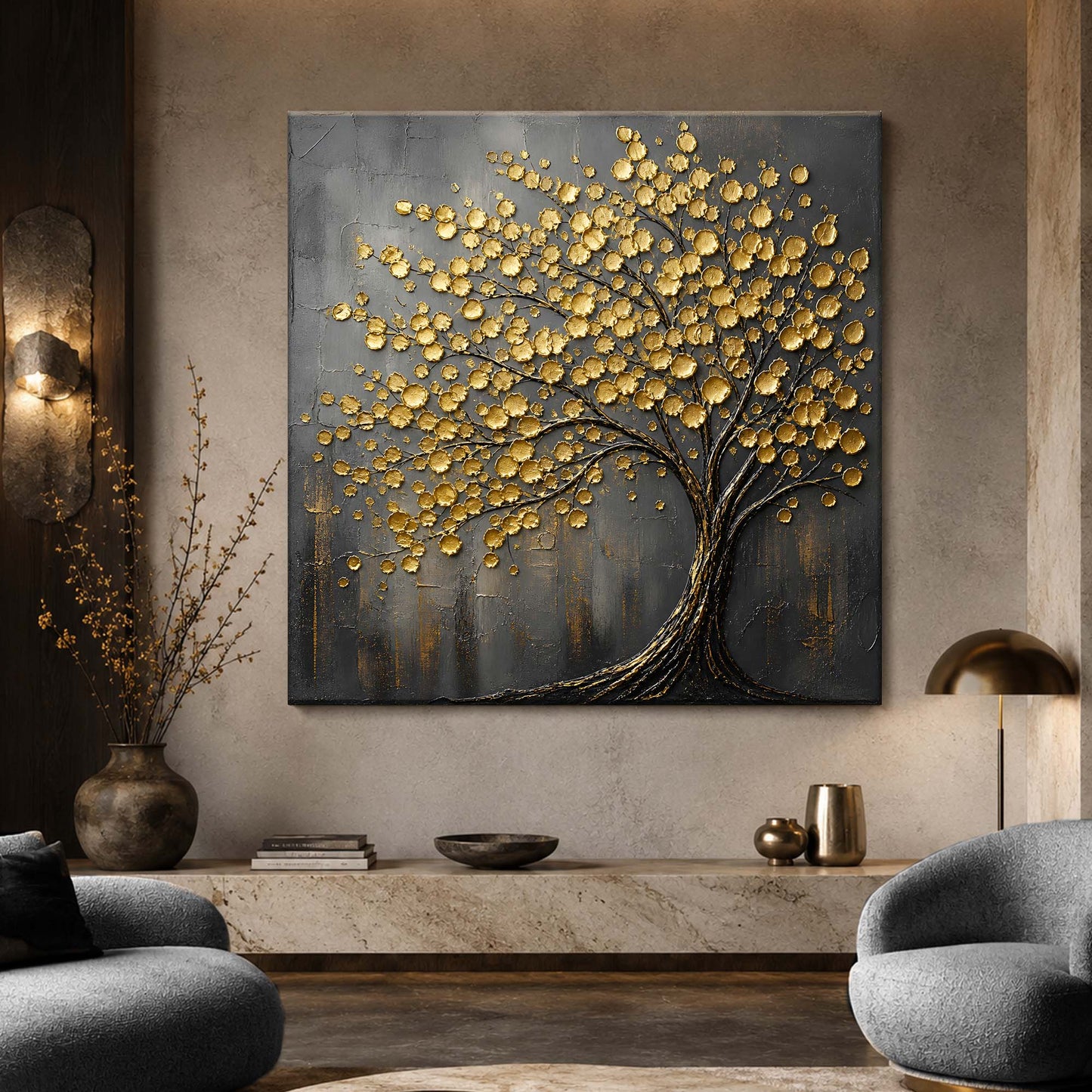 Golden Canopy - canvas