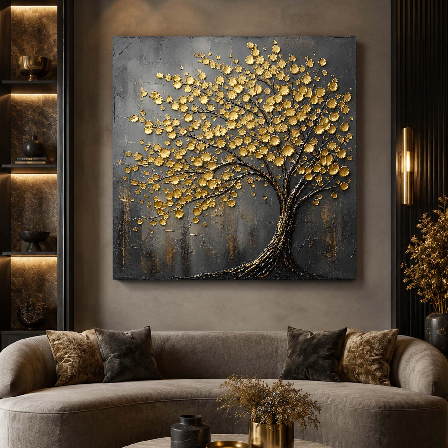 Golden Canopy - canvas