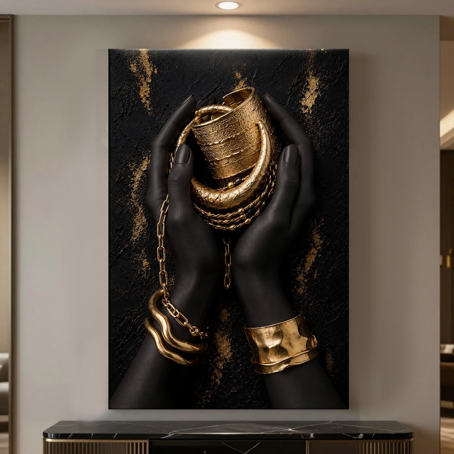 Golden Grace - canvas