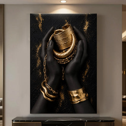 Golden Grace - canvas