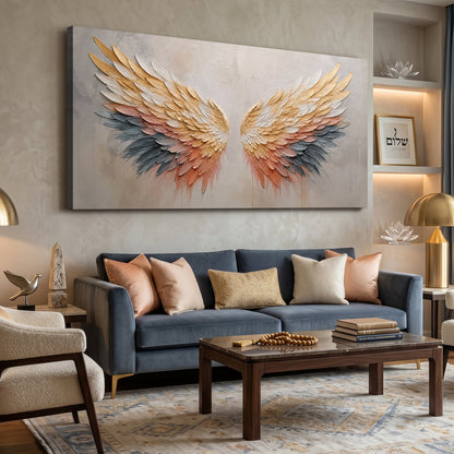 Ethereal Golden Wings