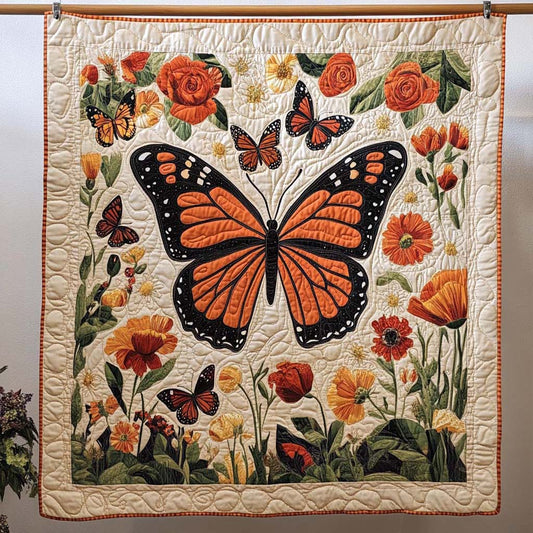 Golden Glider Quilted Blanket - Throw (55" x 60")