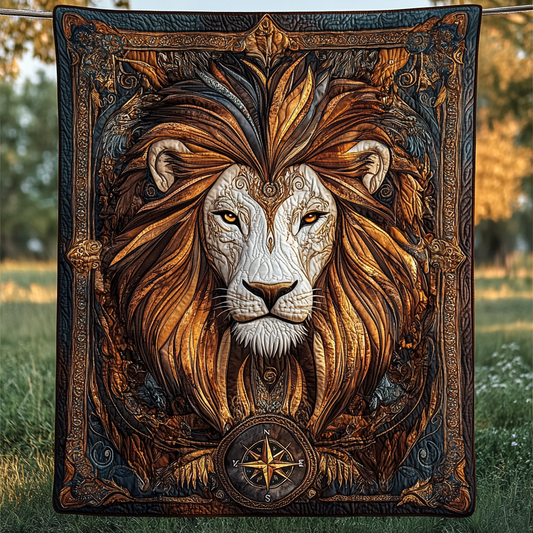 Golden Glory Quilted Blanket - Throw (55" x 60")