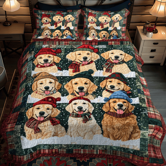 Goldie Wonders 3-Piece Quilted Bedding Set - Single (59" x 70")