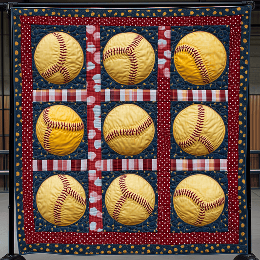 Grand Slam Quilted Blanket - Throw (55" x 60")