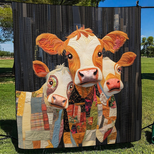 Grazing Gals Quilted Blanket - Throw (55" x 60")