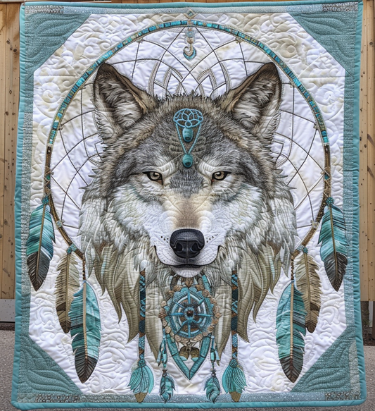 Guardian of Dreams Quilted Blanket - Throw (55" x 60")
