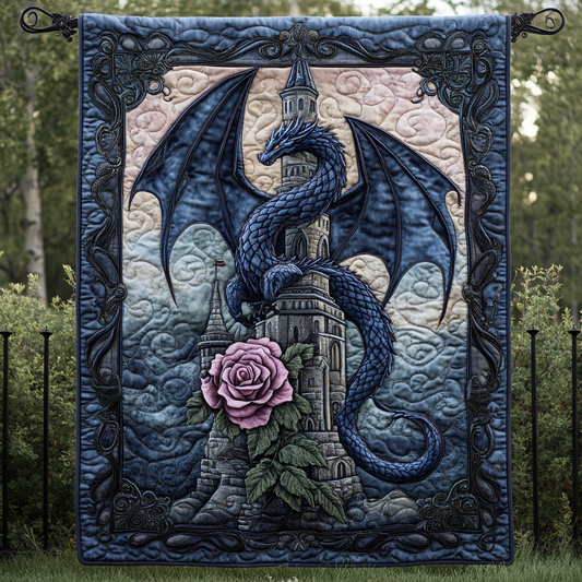 Guardian of the Realm Quilted Blanket - Throw (55" x 60")