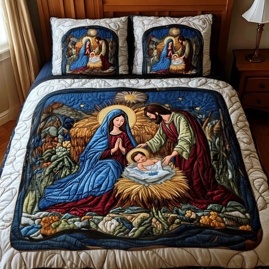 Guiding Star Wonder 3-Piece Quilted Bedding Set - Single (59" x 70")