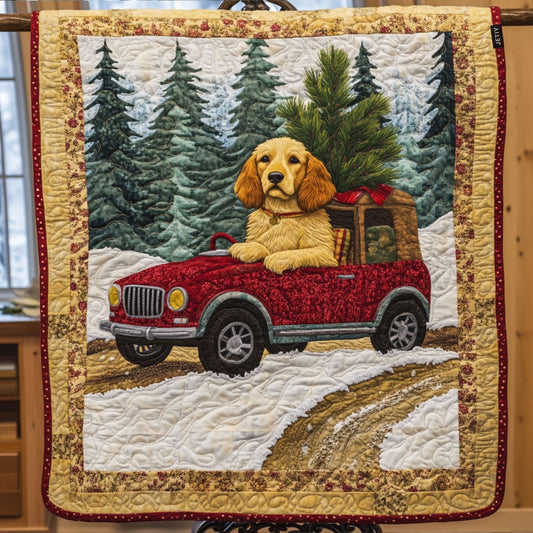 Happy Howlidays Quilted Blanket - Throw (55" x 60")