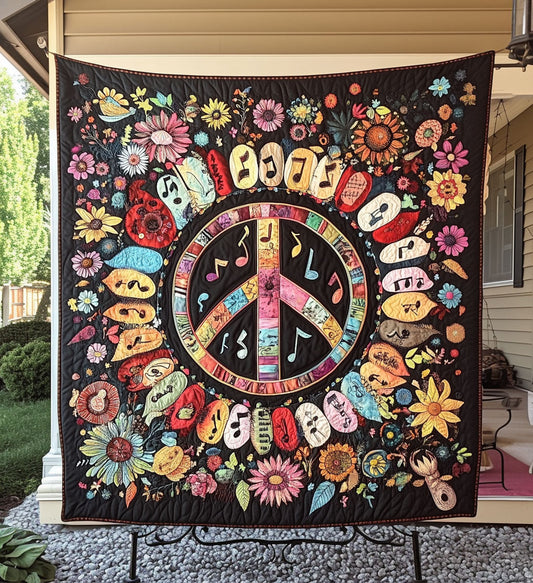Harmony Music Haven Quilted Blanket - Throw (55" x 60")