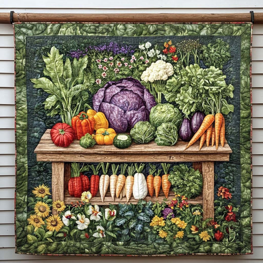 Harvest Bounty Quilted Blanket - Throw (55" x 60")