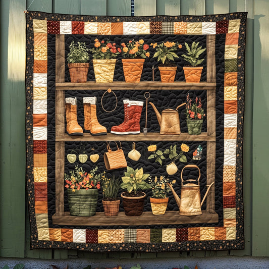 Harvest Harmony Quilted Blanket - Throw (55" x 60")