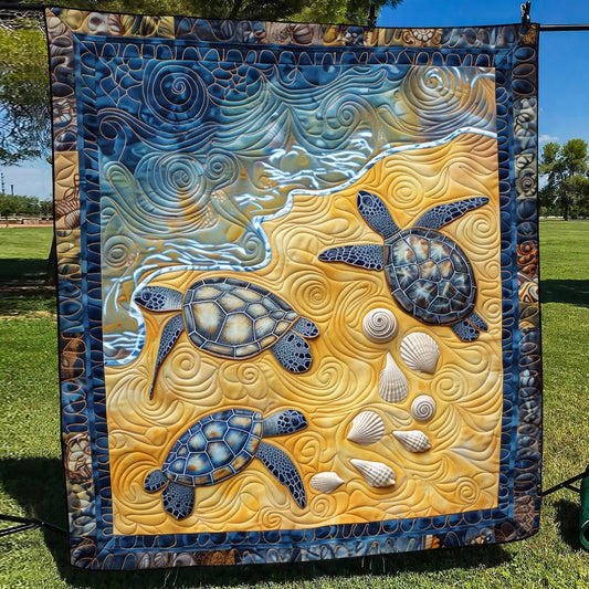 Hatchling Journey Quilted Blanket - Throw (55" x 60")