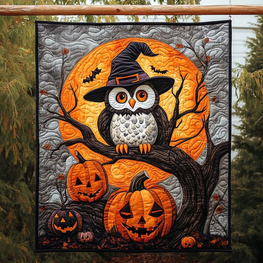 Haunted House Quilted Blanket - Throw (55" x 60")