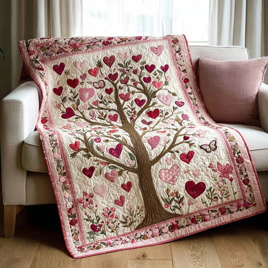 Heart Tree Quilted Blanket - Baby (30" x 40") - Pack 1