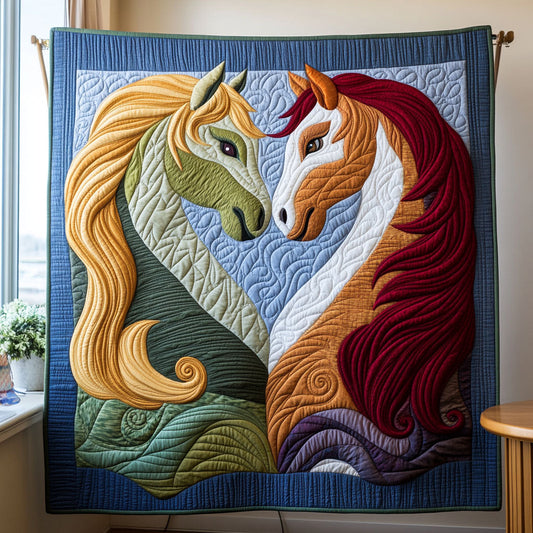 Hearts in the Saddle Quilted Blanket - Baby (30" x 40")