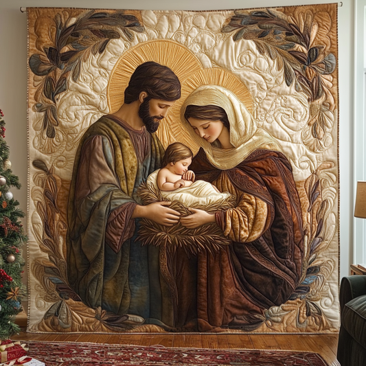 Heaven On Earth Quilted Blanket - Throw (55" x 60")