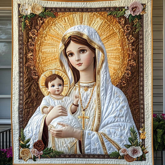 Heavenly Light Quilted Blanket - Throw (55" x 60")