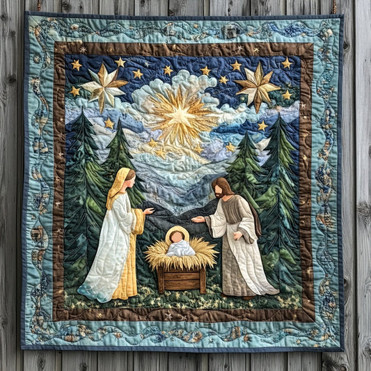 Heavenly Light Quilted Blanket - Throw (55" x 60")