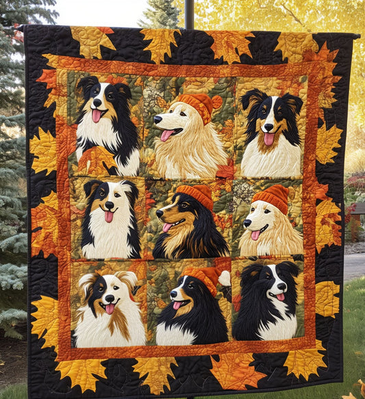 Herding Harmony Quilted Blanket - Throw (55" x 60")
