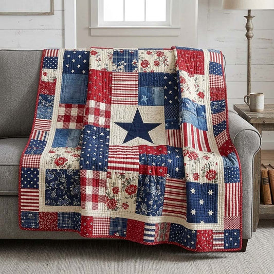 Heritage Block Quilted Blanket - Baby (30" x 40") - Pack 1