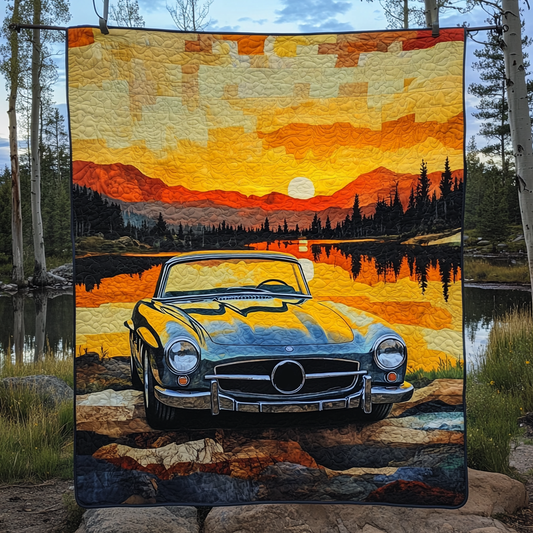 Heritage Highway Quilted Blanket - Throw (55" x 60")