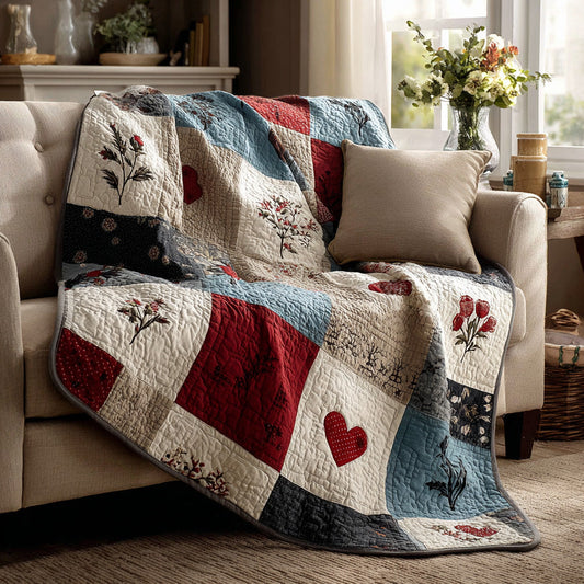 Heritage Love Patch Quilted Blanket - Baby (30" x 40") - Pack 1