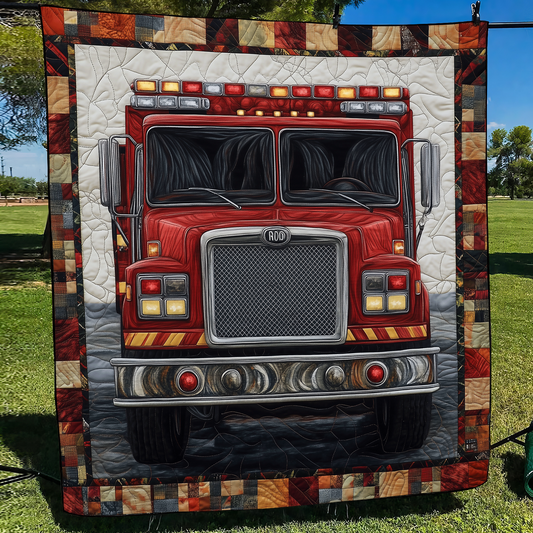 Heroic Duty Quilted Blanket - Throw (55" x 60")