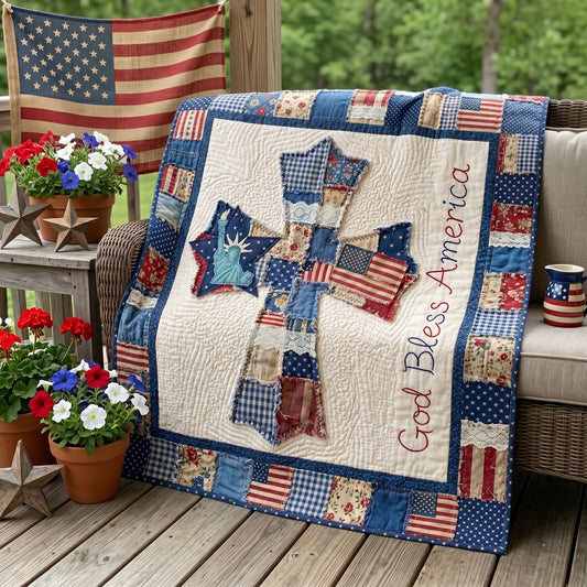 Historic Freedom Quilted Blanket - Baby (30" x 40") - Pack 1
