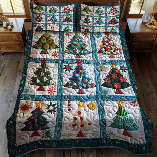 Holiday Lantern 3-Piece Quilted Bedding Set - Single (59" x 70")