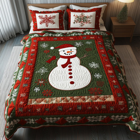 Holiday Glow 3-Piece Quilted Bedding Set - Single (59" x 70")