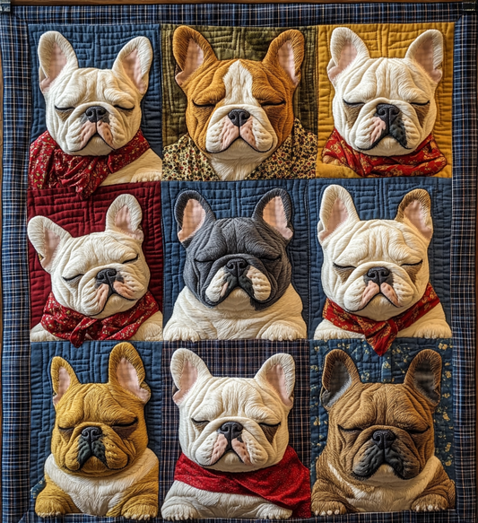 Holiday Hound Haven Quilted Blanket - Throw (55" x 60")