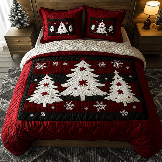 Holiday Magic 3-Piece Quilted Bedding Set - Single (59" x 70")