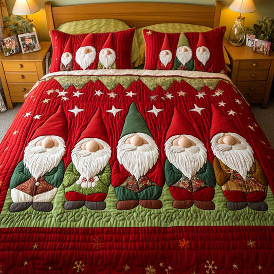 Holiday Magic 3-Piece Quilted Bedding Set - Single (59" x 70")