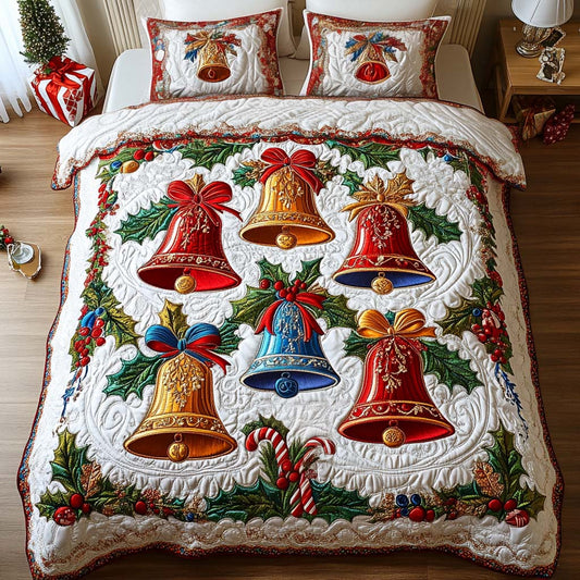 Holiday Spirit 3-Piece Quilted Bedding Set - Single (59" x 70")
