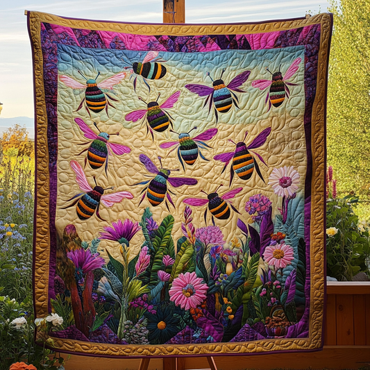 Honeycomb Haven Quilted Blanket - Throw (55" x 60")
