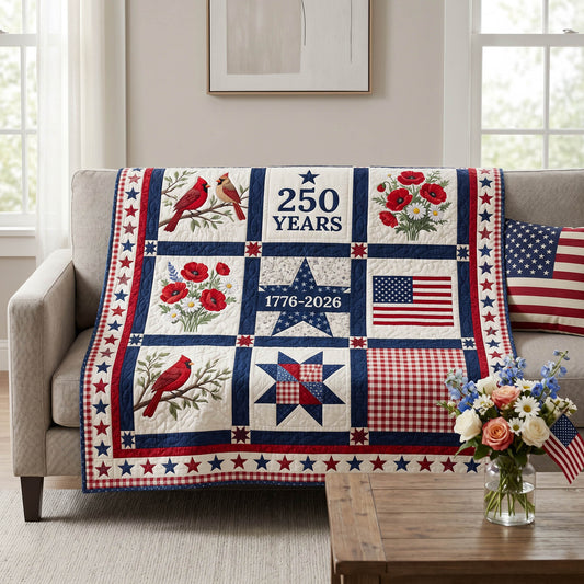 Honor Cardinal Quilted Blanket - Baby (30" x 40") - Pack 1