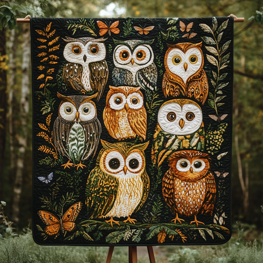Hoot Haven Quilted Blanket - Baby (30" x 40")