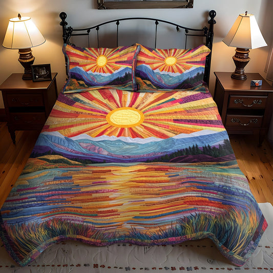 Horizon Dreams 3-Piece Quilted Bedding Set - Single (59" x 70")