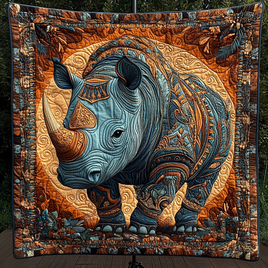 Horned Guardian Quilted Blanket - Throw (55" x 60")