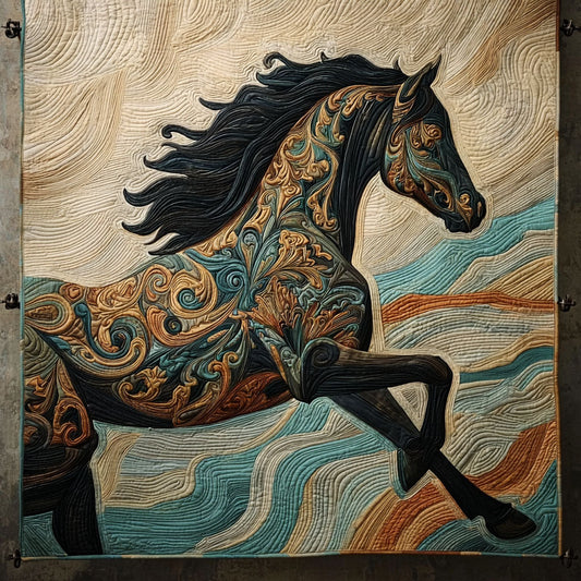 Horse Glory Quilted Blanket - Baby (30" x 40") - Pack 1