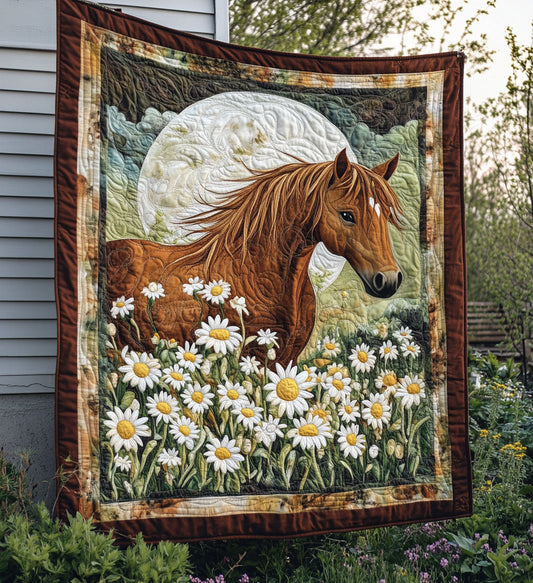 Horse Haven Quilted Blanket - Throw (55" x 60")