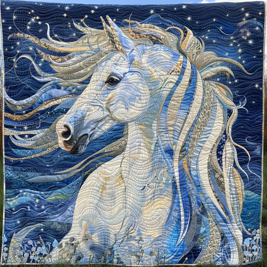 Horse Wild Horizons Quilted Blanket - Throw (55" x 60")