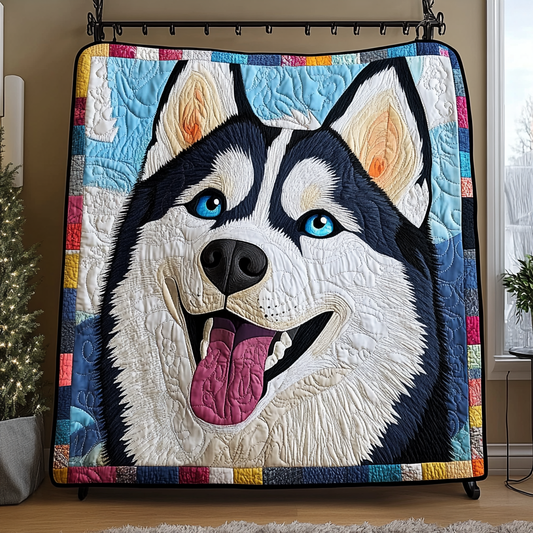 Huskey Journey Quilted Blanket - Baby (30" x 40")