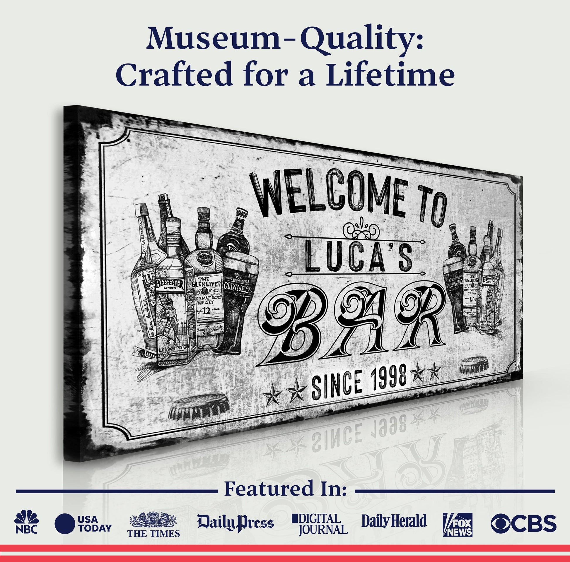 Bar Sign VI - canvas